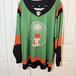 Lug Black and Green Sports Jersey Sz L CJ